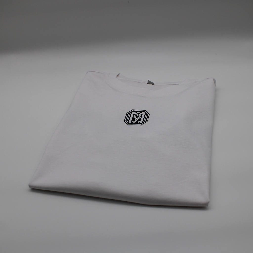 T-Shirt Kursiv Seele der Stadt White