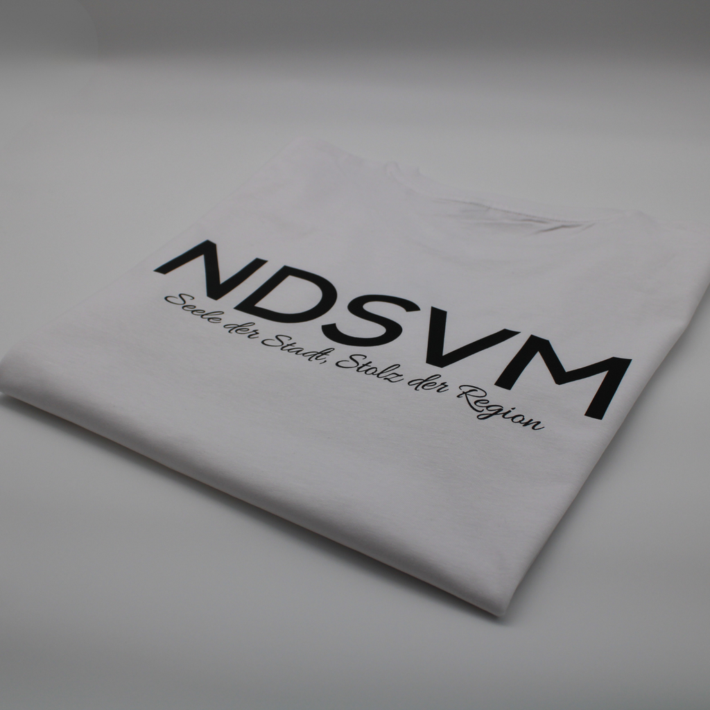 T-Shirt Kursiv Seele der Stadt White