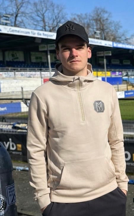 SVM Zip Hoodie Beige